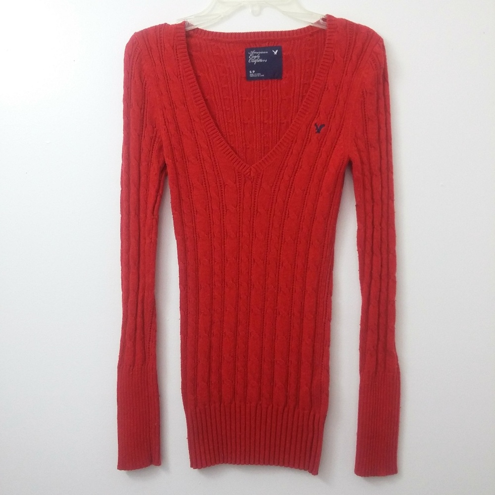 American Eagle Outfitters V-Neck Sweater